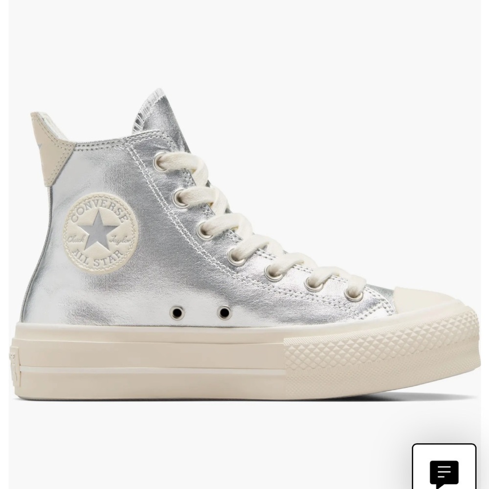 Converse Chuck Taylor All Star Lift Metallic High Top Platform Sneaker